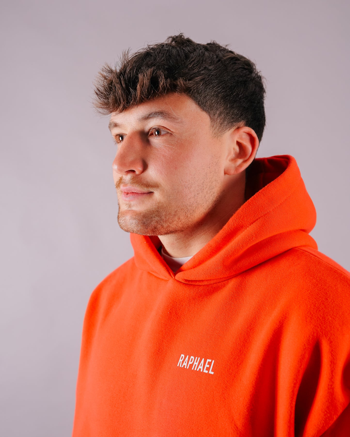 Soft Red Oversized Hoodie