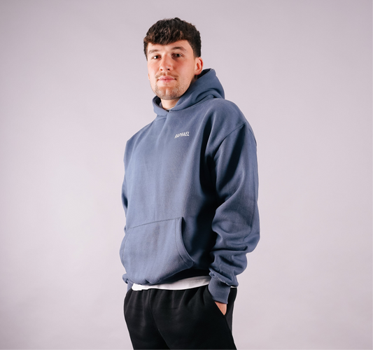 Airforce Blue Oversized Hoodie
