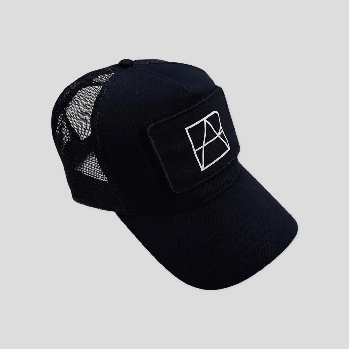 Black Patched Cap