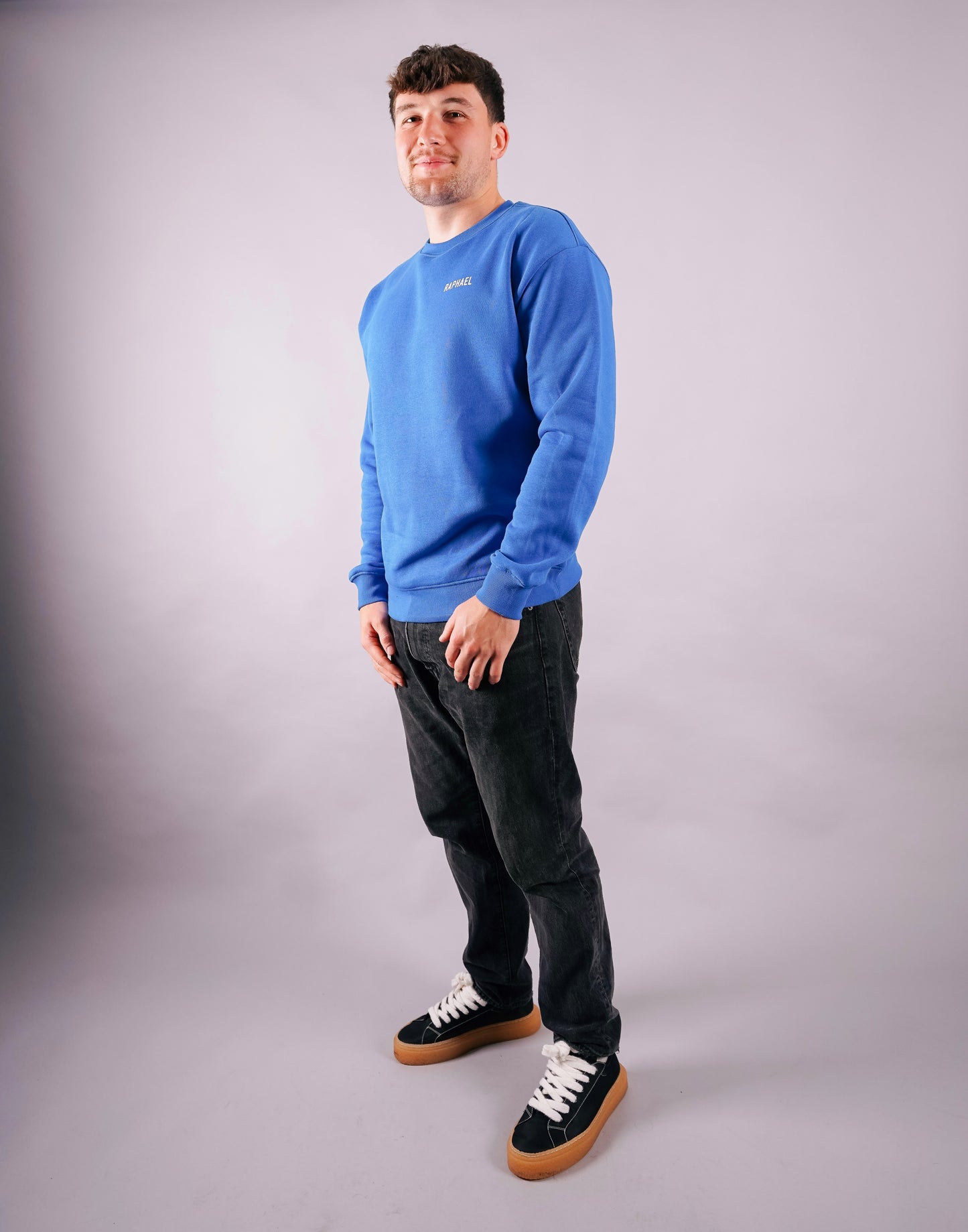 Intense Blue Society Sweatshirt