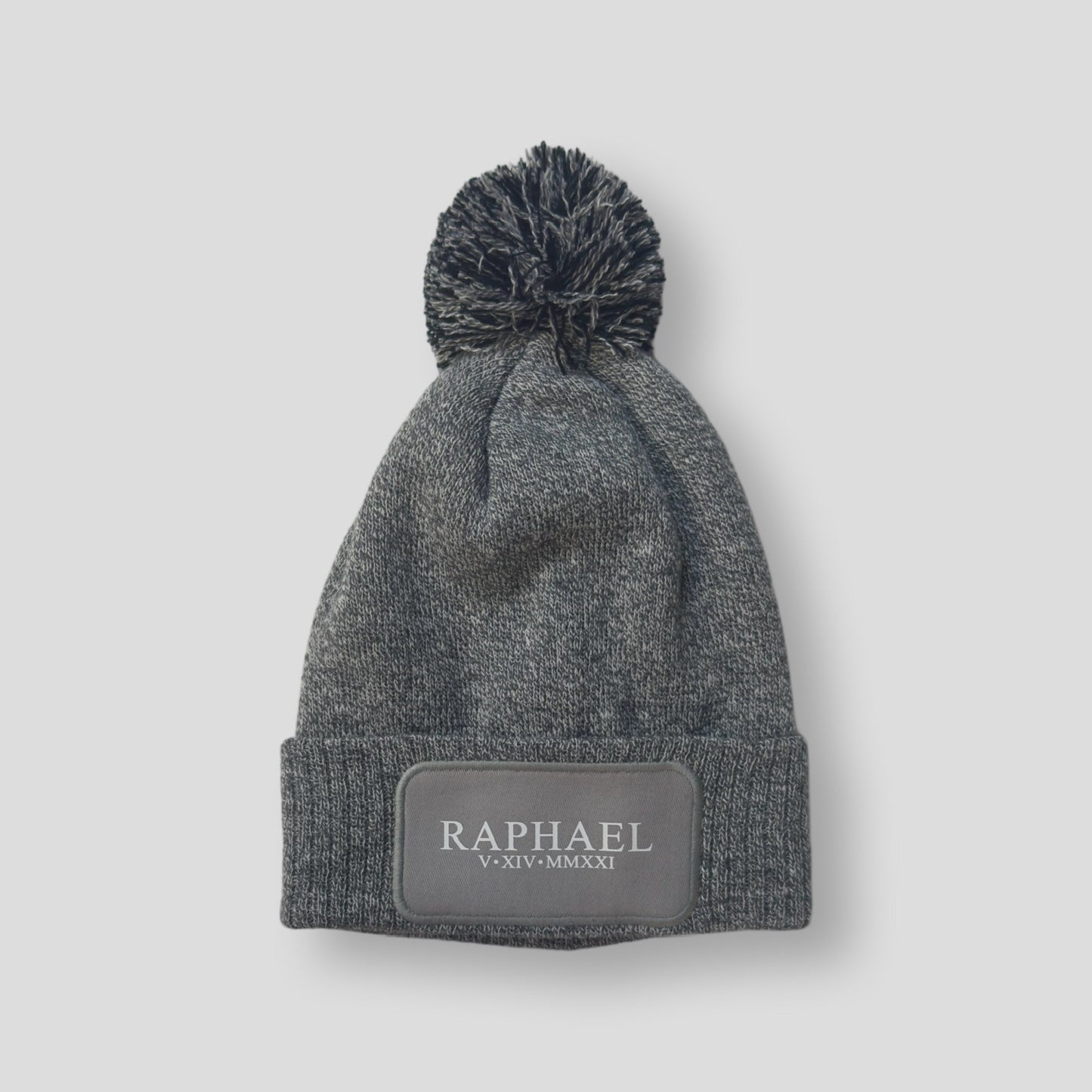 Heather Grey Pom Pom Beanie