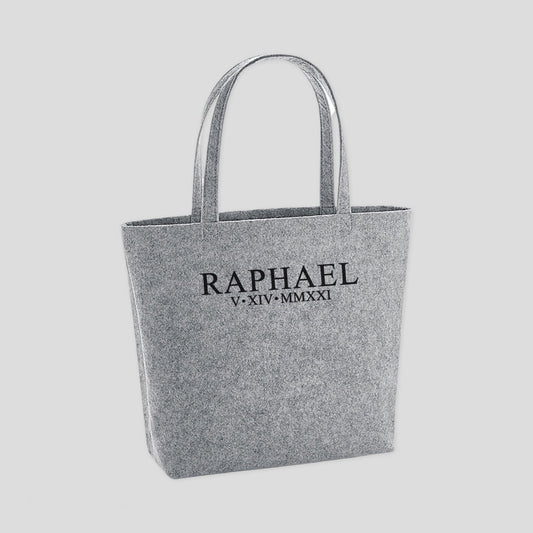 Grey Felt Bag