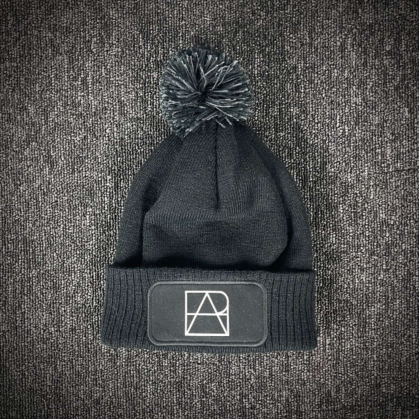 Dark Grey Pom Pom Beanie