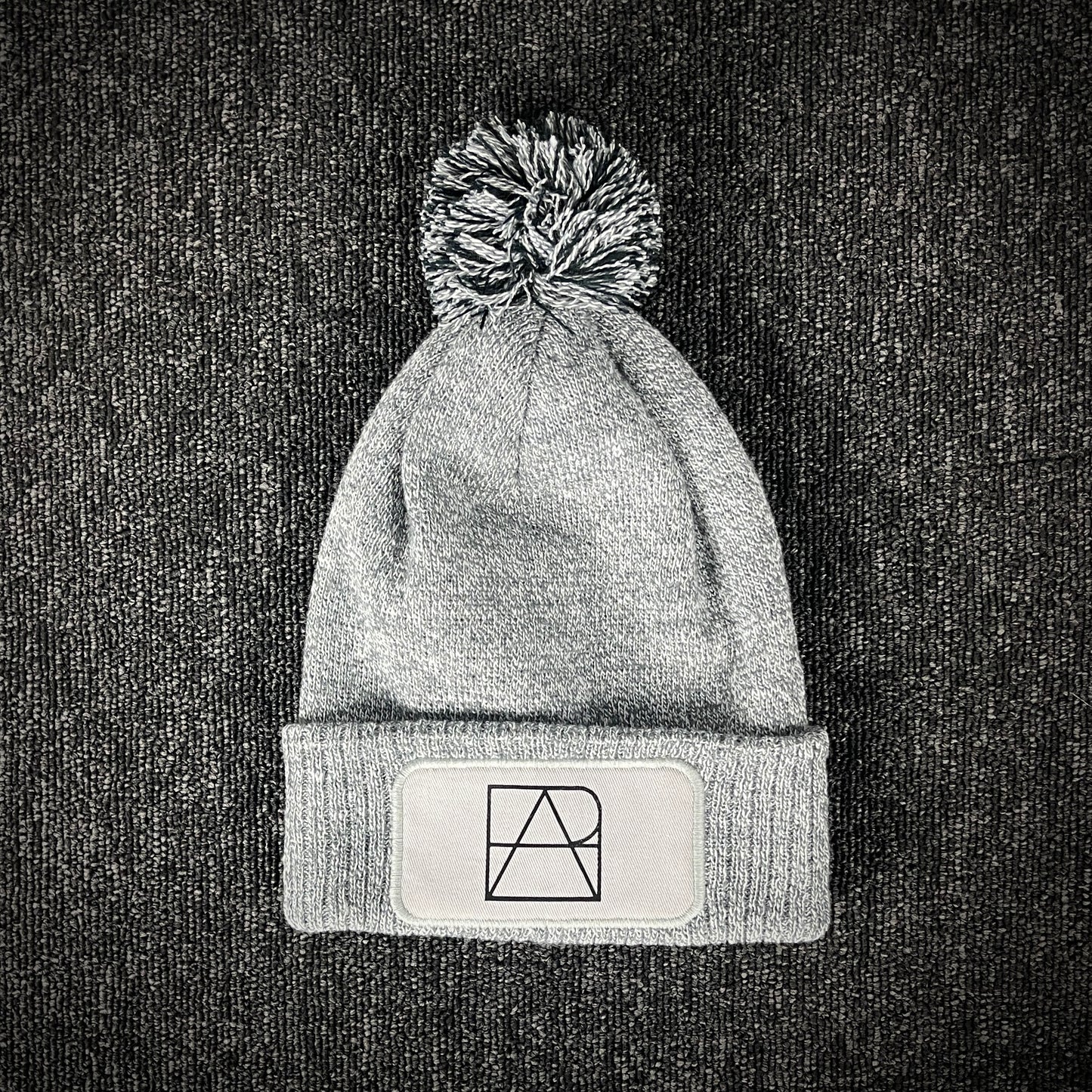 Grey Pom Pom Beanie